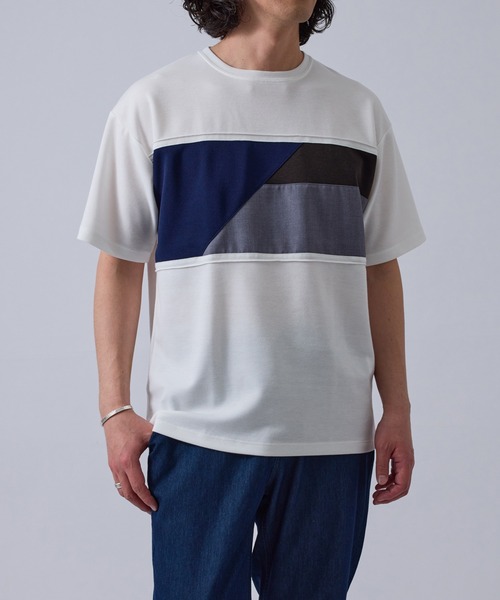  j.n.r.d（ジェー・エヌ・アール・ディー）の「j.n.r.d/アソートパターンTシャツ（Tシャツ/カットソー・メンズ・ホワイト系その他/ホワイト・LL/L/S/M）」の2枚目の写真