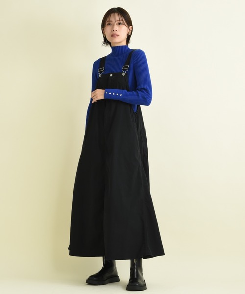 INTERPLANET（インタープラネット）の「変形編み袖口ボタンリブニット（ニット/セーター・レディース・ブルー/レッド/オフホワイト/イエロー/ブラック・LARGE/FREE）」の14枚目の写真