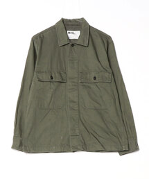 MHL. カーキ コットンジャケットシャツ ブランド古着】MHL.｜エムエイチエルのシャツ/ブラウス