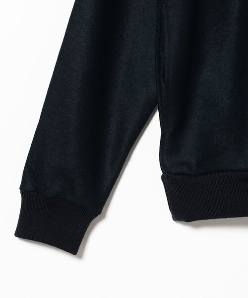 SLOANE(スローン)の「【別注】SLOANE / ウールジャージ ジップアップ ポロブルゾン(ブルゾン・メンズ・チャコールグレー/ネイビー・5/4/3)」の7枚目の写真