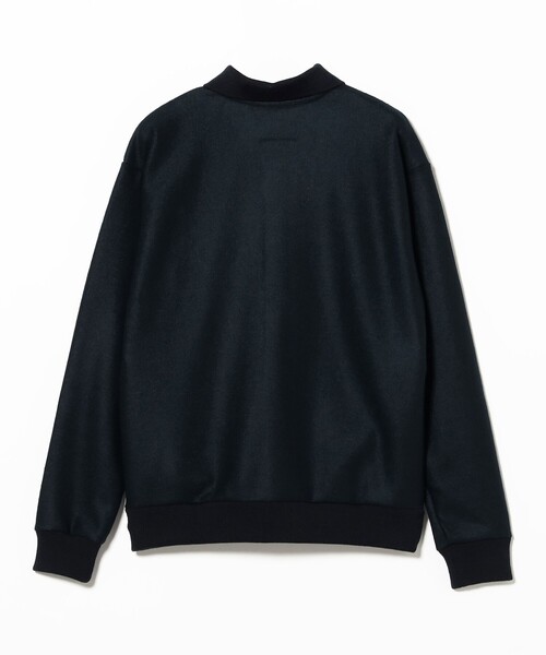 SLOANE(スローン)の「【別注】SLOANE / ウールジャージ ジップアップ ポロブルゾン(ブルゾン・メンズ・チャコールグレー/ネイビー・5/4/3)」の5枚目の写真