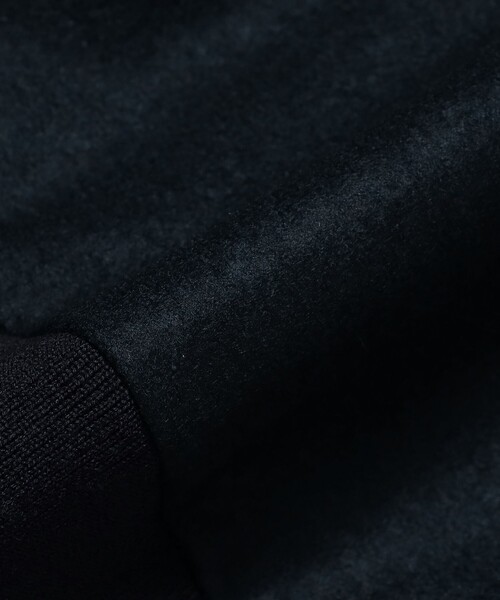 SLOANE(スローン)の「【別注】SLOANE / ウールジャージ ジップアップ ポロブルゾン(ブルゾン・メンズ・チャコールグレー/ネイビー・5/4/3)」の4枚目の写真