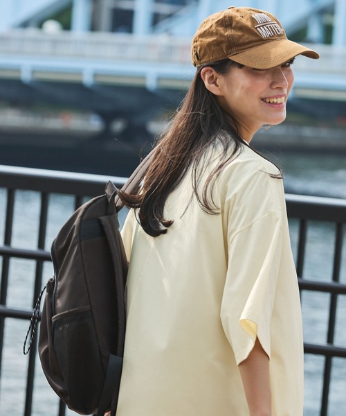 クイックドライ〉ビッグシルエット ストレッチTシャツワンピース【THE
