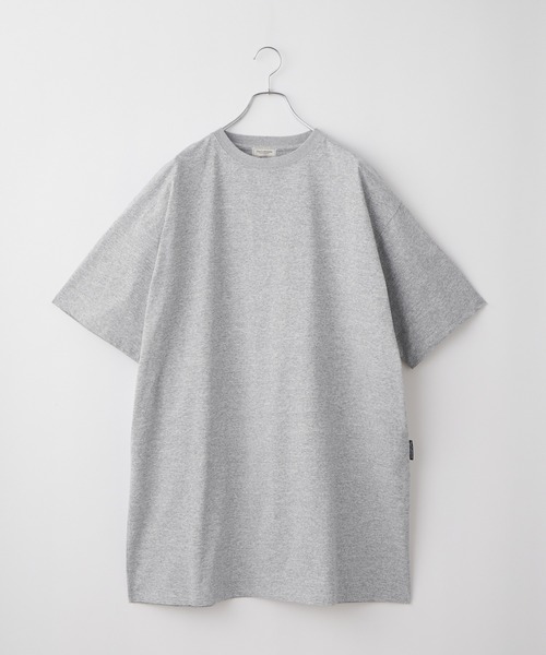 クイックドライ〉ビッグシルエット ストレッチTシャツワンピース【THE