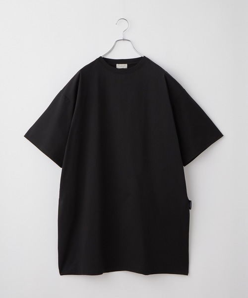THE CRAFT CREW PRODUCTS(ザクラフトクループロダクツ)の「〈クイックドライ〉ビッグシルエット ストレッチTシャツワンピース【THE CRAFT CREW PRODUCTS】(Tシャツ/カットソー・レディース・ネイビー/ライトグレー/ブラック/アイボリー・FREE)」の18枚目の写真