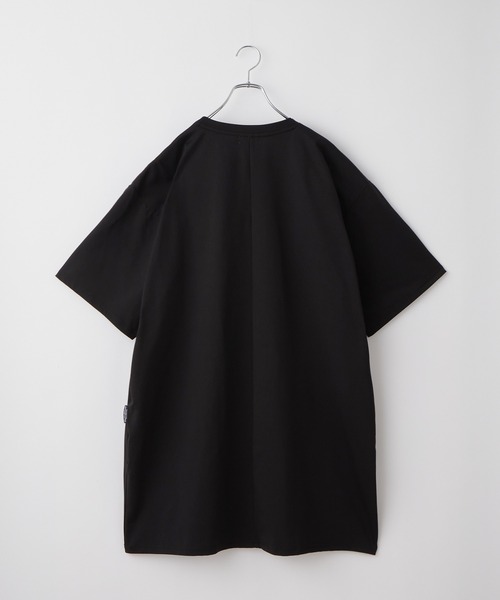 THE CRAFT CREW PRODUCTS(ザクラフトクループロダクツ)の「〈クイックドライ〉ビッグシルエット ストレッチTシャツワンピース【THE CRAFT CREW PRODUCTS】(Tシャツ/カットソー・レディース・ネイビー/ライトグレー/ブラック/アイボリー・FREE)」の19枚目の写真