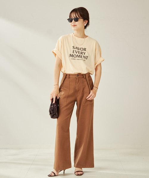 セール】SAVOR EVERY MOMENT Tシャツ（Tシャツ/カットソー