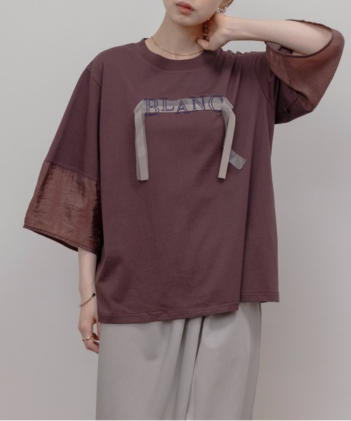 新品　今季　新作　エイミーロウ　ハーフスリーブ ブラケット　茶　ブラウン 検索結果一覧│1page│ブラウン系｜通常価格とセール価格│Eimee