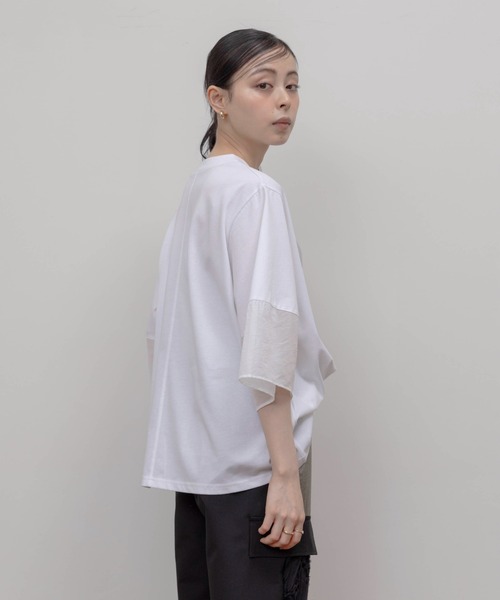テープロゴ エンブロ切替トップス Eimee Law│Eimee Law & LHELBIE