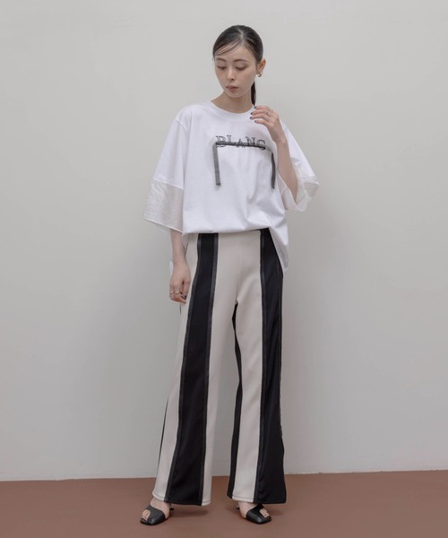 テープロゴ エンブロ切替トップス Eimee Law│Eimee Law & LHELBIE