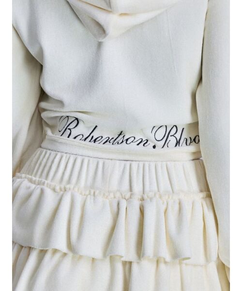 GYDA(ジェイダ)の「Robertson Blvd Velour ショートパーカー(パーカー・レディース・アイボリー/ブラック/カーキ・FREE)」の14枚目の写真