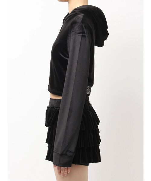 GYDA(ジェイダ)の「Robertson Blvd Velour ショートパーカー(パーカー・レディース・アイボリー/ブラック/カーキ・FREE)」の16枚目の写真