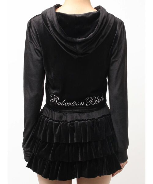 GYDA(ジェイダ)の「Robertson Blvd Velour ショートパーカー(パーカー・レディース・アイボリー/ブラック/カーキ・FREE)」の17枚目の写真
