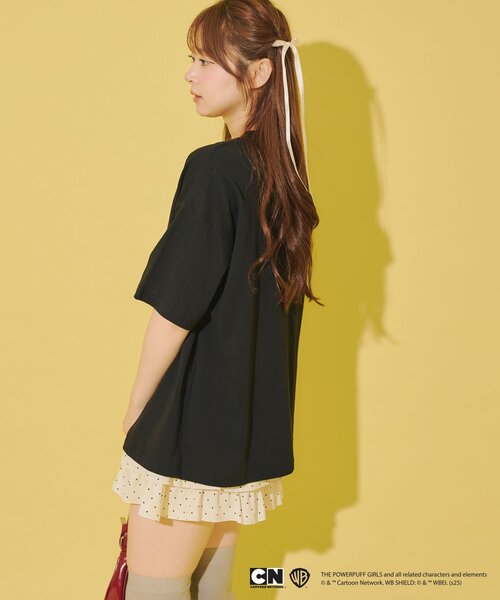 Remind me and forever(リマインドミーアンドフォーエバー)の「【パワーパフガールズ】BigTシャツ(Tシャツ/カットソー・レディース・ピンク/サックスブルー/オフホワイト/ブラック・FREE)」の17枚目の写真