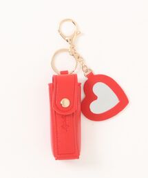 cache cache（カシュ カシュ）の「カシュカシュ cachecache / ハートミラー付きリップケース（チャーム）」