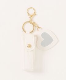 cache cache（カシュ カシュ）の「カシュカシュ cachecache / ハートミラー付きリップケース（チャーム）」