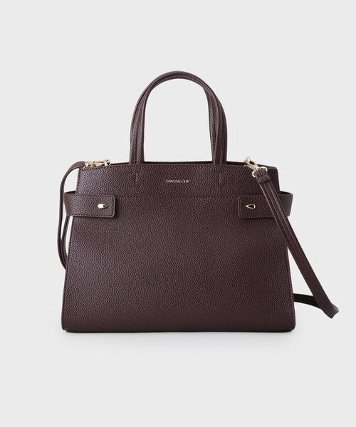 OPAQUE.CLIP（オペークドットクリップ）の「【軽量/2WAY/通勤対応】コメットデザインミドルバッグ（ショルダーバッグ・レディース・アイボリー/ボルドー/ブラック・00）」の18枚目の写真