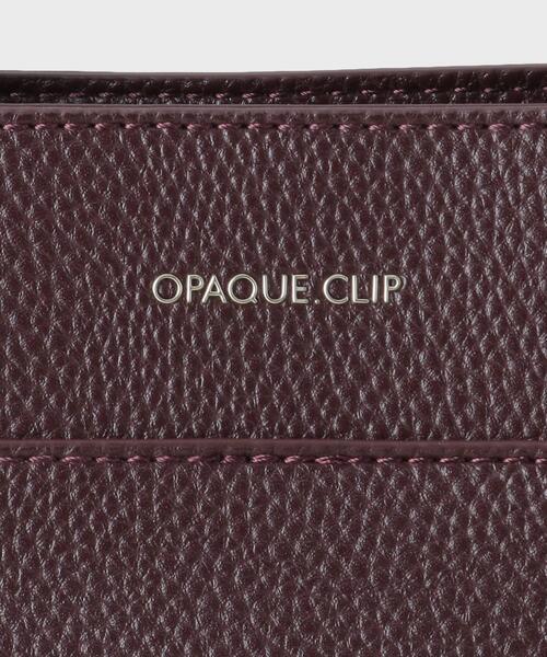OPAQUE.CLIP（オペークドットクリップ）の「【軽量/2WAY/通勤対応】コメットデザインミドルバッグ（ショルダーバッグ・レディース・アイボリー/ボルドー/ブラック・00）」の5枚目の写真
