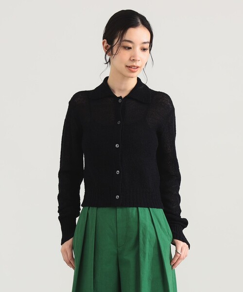 セール】【12/4値下げ】AK+1 / ポロカラーショート カーディガン