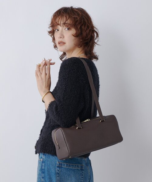 RIVE DROITE（リヴドロワ）の「【トレンド感抜群】コットンシャギーカーディガン（カーディガン/ボレロ・レディース・ブラック/ベビーピンク・FREE）」の8枚目の写真