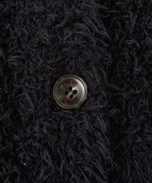 RIVE DROITE（リヴドロワ）の「【トレンド感抜群】コットンシャギーカーディガン（カーディガン/ボレロ・レディース・ブラック/ベビーピンク・FREE）」の10枚目の写真