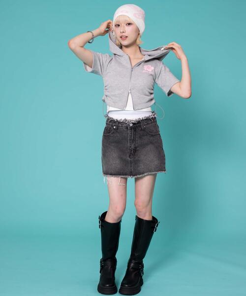 Piko(ピコ)の「∴WEGO/PIKO別注パーカー(パーカー・レディース・ブラウン/ピンク/杢グレー・FREE)」の19枚目の写真