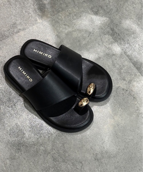 HIMIKO（ヒミコ）の「【HIMIKO】【ZOZOTOWN限定】きらぷくサムリングサンダル/650203（サンダル・レディース・ブラック・SMALL/MEDIUM/LARGE/X-LARGE）」の12枚目の写真