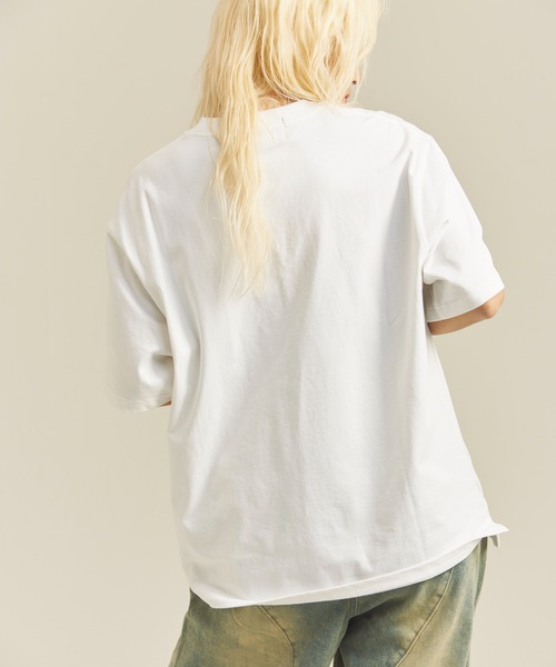 JACKROSE（ジャックローズ）の「B-TRS-Lips&Tongue　TOUR TEE（Tシャツ/カットソー・メンズ・ホワイト/チャコール・M/L）」の10枚目の写真