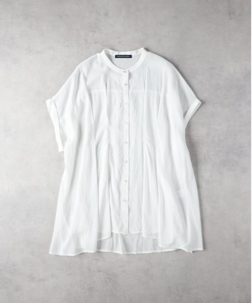 Right-on(ライトオン)の「【HONEYSUCKLE ROSE】タックシアーチュニック(チュニック・レディース・オフホワイト/ブラック/カーキブラウン・M/L)」の4枚目の写真