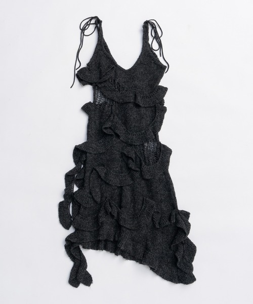 PRANK PROJECT（プランクプロジェクト）の「モヘアワンピ / Mohair One-Piece（ワンピース・レディース・アイボリー/チャコールグレー/レッド・FREE）」の19枚目の写真