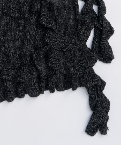 PRANK PROJECT（プランクプロジェクト）の「モヘアワンピ / Mohair One-Piece（ワンピース・レディース・アイボリー/チャコールグレー/レッド・FREE）」の21枚目の写真