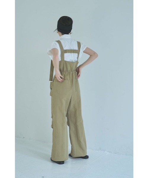 marjour（マージュール）の「NYLON ZIP SALOPETTE（サロペット/オーバーオール・レディース・ブラック/ベージュ・M）」の22枚目の写真