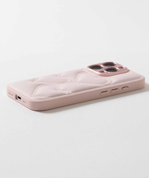 emonique(エモニーク)の「iPhoneケース カバー PUレザー ハートキルティング【iPhone 13/14/15/15pro/16/16pro/16E/17/17pro/17e/Air対応】(スマホケース/カバー・レディース・ピンク/ホワイト/ブラック・iPhone 16e/iPhone 16 Pro/iPhone 16/iPhone 15 Pro/iPhone 15/iPhone 14/iPhone 17/iPhone 17 Pro/iPhone Air)」の7枚目の写真