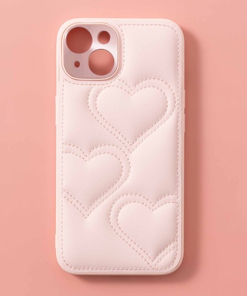 emonique(エモニーク)の「iPhoneケース カバー PUレザー ハートキルティング【iPhone 13/14/15/15pro/16/16pro/16E/17/17pro/17e/Air対応】(スマホケース/カバー・レディース・ピンク/ホワイト/ブラック・iPhone 16e/iPhone 16 Pro/iPhone 16/iPhone 15 Pro/iPhone 15/iPhone 14/iPhone 17/iPhone 17 Pro/iPhone Air)」の12枚目の写真