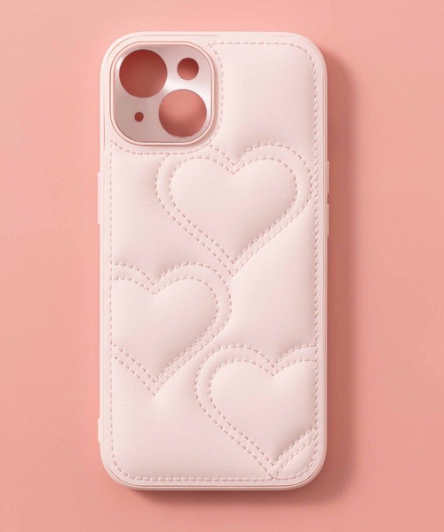 emonique(エモニーク)の「iPhoneケース カバー PUレザー ハートキルティング【iPhone 13/14/15/15pro/16/16pro/16E/17/17pro/17e/Air対応】(スマホケース/カバー・レディース・ピンク/ホワイト/ブラック・iPhone 16e/iPhone 16 Pro/iPhone 16/iPhone 15 Pro/iPhone 15/iPhone 14/iPhone 17/iPhone 17 Pro/iPhone Air)」の13枚目の写真