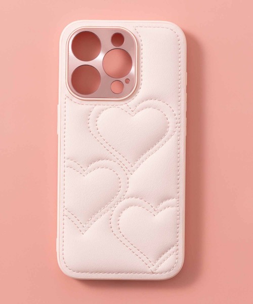 emonique(エモニーク)の「iPhoneケース カバー PUレザー ハートキルティング【iPhone 13/14/15/15pro/16/16pro/16E/17/17pro/17e/Air対応】(スマホケース/カバー・レディース・ピンク/ホワイト/ブラック・iPhone 16e/iPhone 16 Pro/iPhone 16/iPhone 15 Pro/iPhone 15/iPhone 14/iPhone 17/iPhone 17 Pro/iPhone Air)」の14枚目の写真