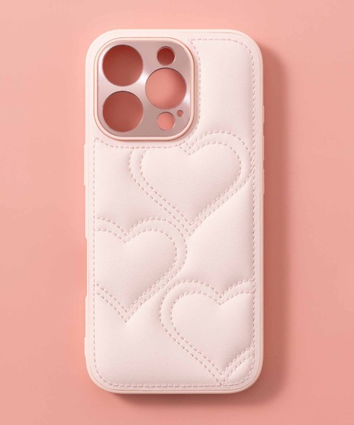 emonique(エモニーク)の「iPhoneケース カバー PUレザー ハートキルティング【iPhone 13/14/15/15pro/16/16pro/16E/17/17pro/17e/Air対応】(スマホケース/カバー・レディース・ピンク/ホワイト/ブラック・iPhone 16e/iPhone 16 Pro/iPhone 16/iPhone 15 Pro/iPhone 15/iPhone 14/iPhone 17/iPhone 17 Pro/iPhone Air)」の16枚目の写真