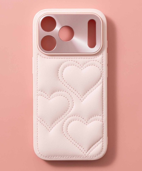 emonique(エモニーク)の「iPhoneケース カバー PUレザー ハートキルティング【iPhone 13/14/15/15pro/16/16pro/16E/17/17pro/17e/Air対応】(スマホケース/カバー・レディース・ピンク/ホワイト/ブラック・iPhone 16e/iPhone 16 Pro/iPhone 16/iPhone 15 Pro/iPhone 15/iPhone 14/iPhone 17/iPhone 17 Pro/iPhone Air)」の18枚目の写真