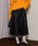 MAISON SPECIALi]XyVj́uWaist Frill Vegan Leather Mid-length Skirt/EGXgtB[KU[~XJ[gyMAISON SPECIAL/]XyVziXJ[gjvbuE