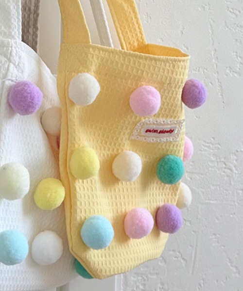 aimoha(アイモハ)の「【-aimoha-KIDS-】キッズ カラフルぽんぽんショルダーバッグ(ショルダーバッグ・キッズ・ベージュ/イエロー/ブルー・FREE)」の16枚目の写真