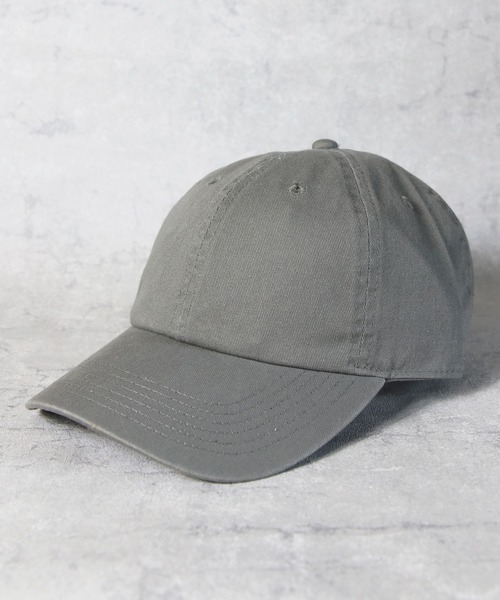 newhattan（ニューハッタン）の「NEWHATTAN STONE WASHED CAP（キャップ・メンズ・ライム/グレー/レッド/オリーブ/カーキ/ワイン/チャコール/ネイビー/ホワイト/ブラウン系その他/ブラック/ゴールド/ラベンダー/パープル/ロイヤルブルー/ダークグリーン/オレンジ系その他・FREE）」の7枚目の写真