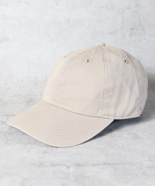 newhattan（ニューハッタン）の「NEWHATTAN STONE WASHED CAP（キャップ・メンズ・ライム/グレー/レッド/オリーブ/カーキ/ワイン/チャコール/ネイビー/ホワイト/ブラウン系その他/ブラック/ゴールド/ラベンダー/パープル/ロイヤルブルー/ダークグリーン/オレンジ系その他・FREE）」の8枚目の写真
