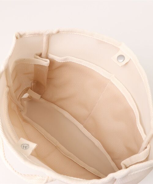 EARTH MADE(アースメイド)の「TOTE +INNER MESH 2WAY SHOULDER /取外し可/2SET(トートバッグ・レディース・グレー/ブラック/イエロー・FREE)」の15枚目の写真
