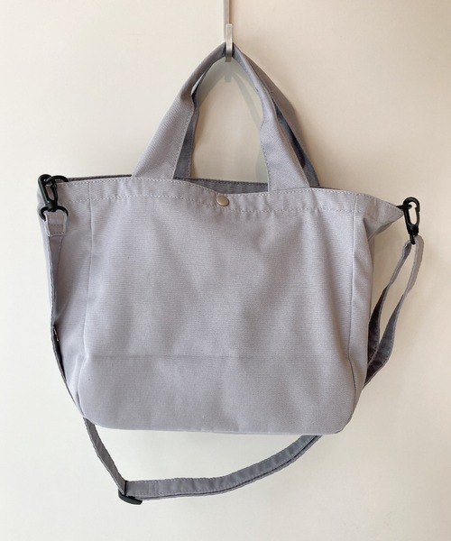 EARTH MADE(アースメイド)の「TOTE +INNER MESH 2WAY SHOULDER /取外し可/2SET(トートバッグ・レディース・グレー/ブラック/イエロー・FREE)」の5枚目の写真