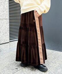 U.S. POLO ASSN.(ユーエスポロアッスン)の【U.S. POLO ASSN. 】ティアードスカート(スカート)