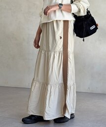 U.S. POLO ASSN. | ナイロンティアードスカート(スカート)