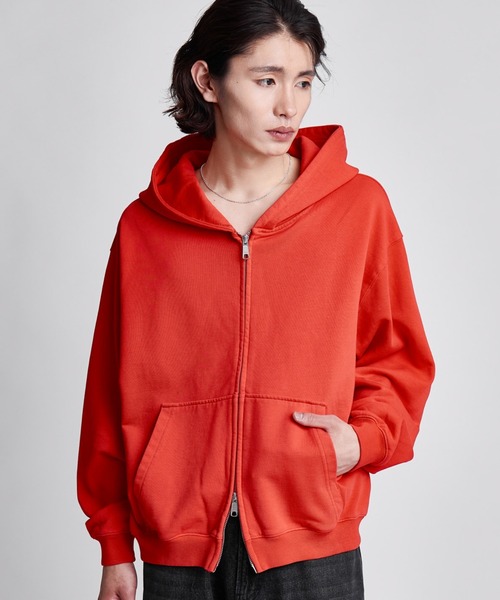 BASIC SWEAT ZIP UP HOODIE / ジップフーディー / ユニセックス