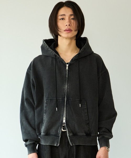 Heavy weight double zip hoodie / ヘビーウェイトダブルジップ