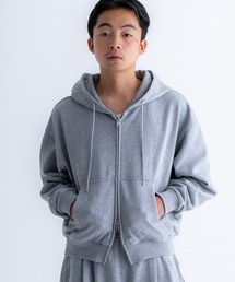 SINSS(VX)Heavy weight double zip hoodie / wr[EFCg_uWbvt[fB[@iZj(p[J[)