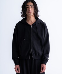 SINSS(VX)Heavy weight double zip hoodie / wr[EFCg_uWbvt[fB[@iZj(p[J[)